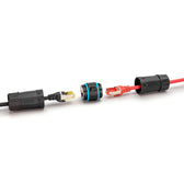 Złącze DIGITUS zewnętrzne kat.6A, stopień ochrony IP68 Połączenie RJ45-RJ45