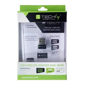Karta sieciowa Techly bezprzewodowa USB AC600 dwupasmowa