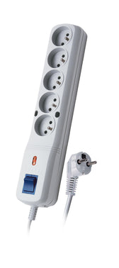 Listwa zasilająca Lestar LF-530WA 5+ 3m szara