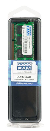 Pamięć SODIMM DDR3 GOODRAM 8GB (1x8GB) 1333MHz CL9 1,5V