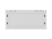 Szafa instalacyjna Rack Lanberg wisząca 19" 4U 600x450 szara drzwi metalowe (flat pack)