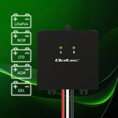 Balanser napięcia Qoltec 24V do akumulatorów 2x12V | 5A | LiFePO4 AGM GEL