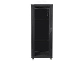 Szafa instalacyjna Rack stojąca 19" 32U 600x600 czarna Lanberg (flat pack)