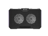 Podstawka chłodząca pod laptopa Fury Gunbai G3 14.1-17.3" z 2 wentylatorami, podświetlenie RGB, 2 USB