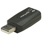 Karta dźwiękowa zewnętrzna Manhattan 3D Virtual 5.1 / USB 2.0