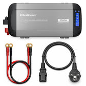 Przetwornica napięcia Qoltec Pure Sine Wave | 12V na 230V | 1000/2000W | UPS BYPASS