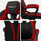 Fotel gamingowy Huzaro FORCE 2.5 Red Mesh
