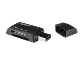 Czytnik kart Natec Mini Ant 3 SDHC MMC M2 MicroSD USB 2.0 Black