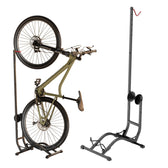 Uchwyt rowerowy podłogowy Maclean,wolnostojący, poziomy / pionowy, do przechowywania, stal, max. obciążenie 35kg, MC-170