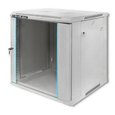 Szafa RACK Qoltec 19" | 12U | 600x635x450 | Szara | Wisząca
