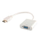 Kabel adapter Savio CL-201 HDMI - VGA biały