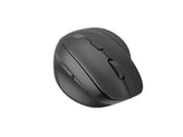 Mysz bezprzewodowa Natec Crake 2 Bluetooth 5.2 + 2.4GHz 2400DPI wertykalna czarna dla leworęcznych