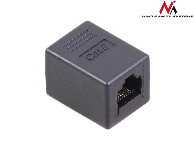 Łącznik RJ45 Maclean MCTV-811 Cat6 gniazdo-gniazdo, beczka