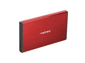 Obudowa na dysk HDD/SSD Natec RHINO Go USB 3.0 2,5" SATA czerwona