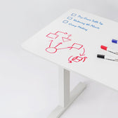 Blat tablicowy/flipchart do pisania na biurko Maclean MC-452 120x60cm biały MDF