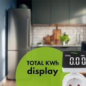 Miernik energii GreenBlue, watomierz, 16A, max. 3680W, podtrz.pamięci, GB620 E