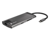 Stacja dokująca HUB USB Natec Fowler Plus Multiport USB-C PD, 3x USB 3.0, HDMI 4K, RJ45, USB-C, SD, Micro SD