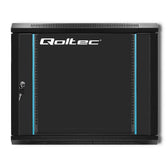 Szafa RACK Qoltec 19" | 9U | 450x600x500 | Czarna | Wisząca