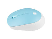 Mysz bezprzewodowa Natec Harrier 2 bluetooth 5.1 1600 DPI z cichym klikiem biało-niebieska