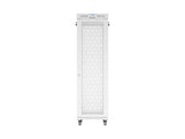 Szafa instalacyjna Rack stojąca 19" 42U 600x800 szara drzwi perforowane LCD Lanberg (flat pack)