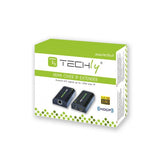 Extender / odbiornik HDMI Techly IDATA EXTIP-373R  po skrętce Cat. 5e/6/6a/7 do 120m, over IP, czarny