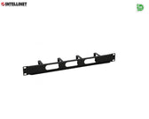 Organizer Kabli Intellient Rack 19" 1U 4x48mm, czarny