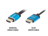 Kabel HDMI Lanberg M/M v2.0 1,8m 4K slim czarny