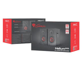 Głośniki Genesis Helium 200 2.0 20W RMS czarno-czerwone