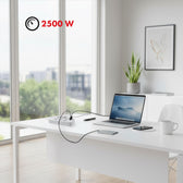 Listwa zasilająca Maclean MCE389 W, przedłużacz 6 gniazd + 4xUSB + USB-C, 110-240V AC 50/60Hz, 2.1A max 2500W, 1,5 m, biała