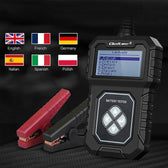 Tester cyfrowy Qoltec akumulatora z LCD | 12V | AGM | GEL | STD | 30-220Ah