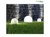 Lampa solarna GreenBlue GB166 wolnostojaca ogrodowa kula 25x25x58cm, bialy LED
