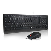 Zestaw klawiatura + mysz Lenovo Essential Wired Combo Keyboard and Mouse czarny