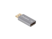 Adapter Lanberg Displayport (M) -> HDMI (F) 4K srebrny