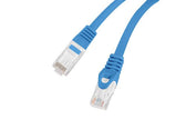 Patchcord Lanberg UTP kat.6 10m LSZH CU fluke passed niebieski