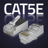 Wtyk QOLTEC złącze modularne RJ45 | CAT5e | FTP | Pozłacane styki | 10 sztuk