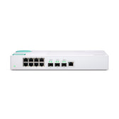 Switch niezarządzalny QNAP QSW-308-1C 8x 1GbE  2x 10GbE SFP+ 1x 10GbE SFP+/RJ-45 combo Biały