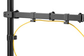 Uchwyt biurkowy pojedyncz (zacisk) DIGITUS 1xLCD max. 32"max. 8kg uchylno-obrotowy 270°