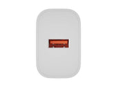 Ładowarka sieciowa Natec Ribera 1x USB-A 18W biała