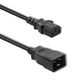 Kabel zasilający Qoltec IEC C20/C13 | 3x1.5mm2 | 1.2m