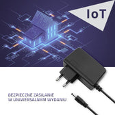 Zasilacz sieciowy Qoltec wtyczkowy 15W | 5V | 3A | 5.5*2.5