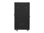 Szafa instalacyjna Rack stojąca 19" 27U 600x800 czarna Lanberg (flat pack)