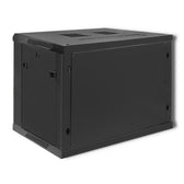 Szafa RACK Qoltec 19" | 9U | 450x600x500 | Czarna | Wisząca