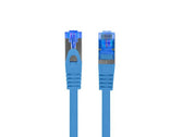 Patchcord Lanberg S/FTP kat.6A 0,25m LSZH CCA fluke passed niebieski