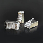 Wtyk QOLTEC złącze modularne RJ45 | CAT6 | FTP | Pozłacane styki | 10 sztuk