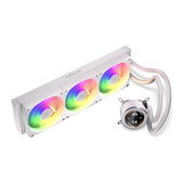Chłodzenie wodne KRUX HydroGlance 360 ARGB LCD White (KRXE005) 120 mm