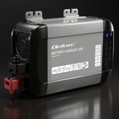 Ładowarka inteligentna Qoltec Monolith do akumulatorów LiFePO4 AGM GEL SLA | 20A | 24V