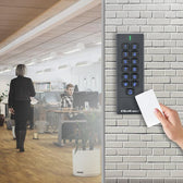 Zamek szyfrowy Qoltec CALISTO z czytnikiem RFID | kod | karta | brelok | dzwonek | IP68 | EM