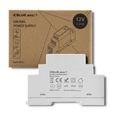Zasilacz na szynę DIN Qoltec | 15W | 12V | 1.25A | Szary