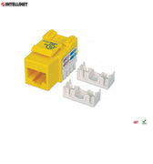 Moduł Keystone Intellinet RJ45 UTP Cat.6, żółty
