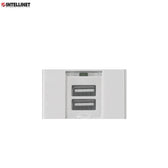 Gniazdo podtynkowe Intellinet 2xUSB Typ A, białe